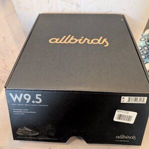 Size 9.5 ALLBIRDS Sustainable Shoes Women's Wool Runner Black Sherpa